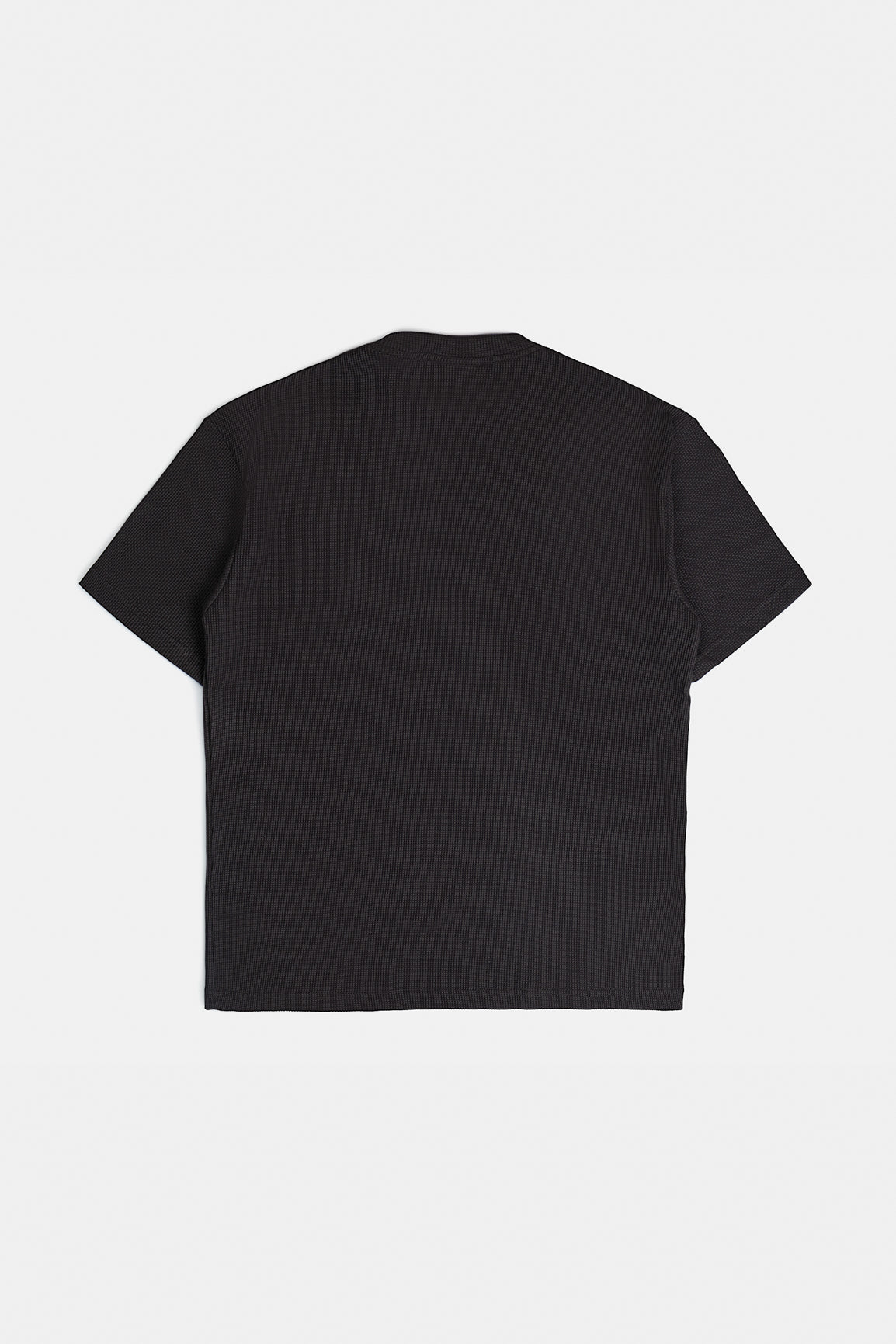 Dark Brown Waffle Oversized T-Shirt - Men - Men