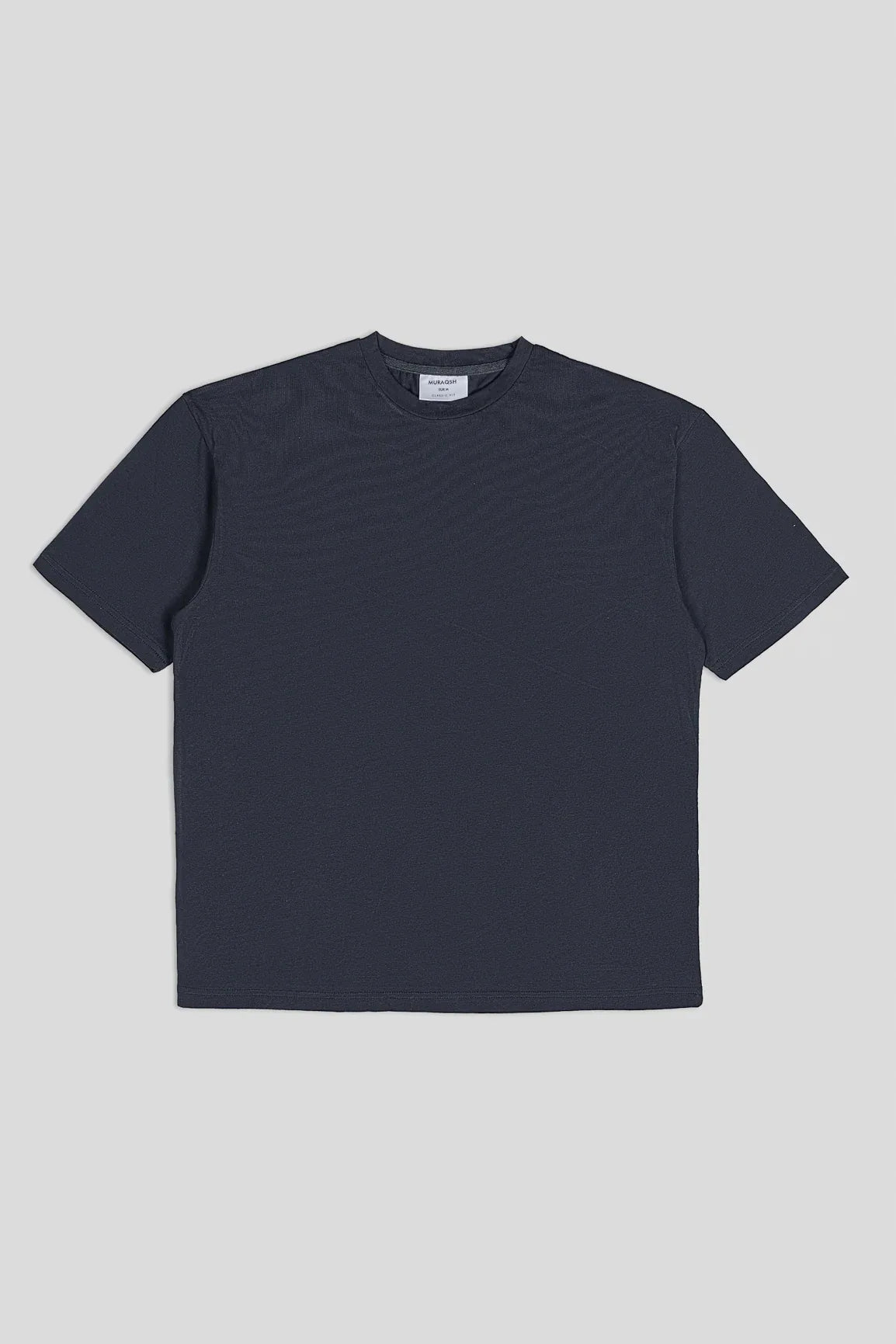 Black Basic Oversized Tee - Men - Muraqsh -- Men Western