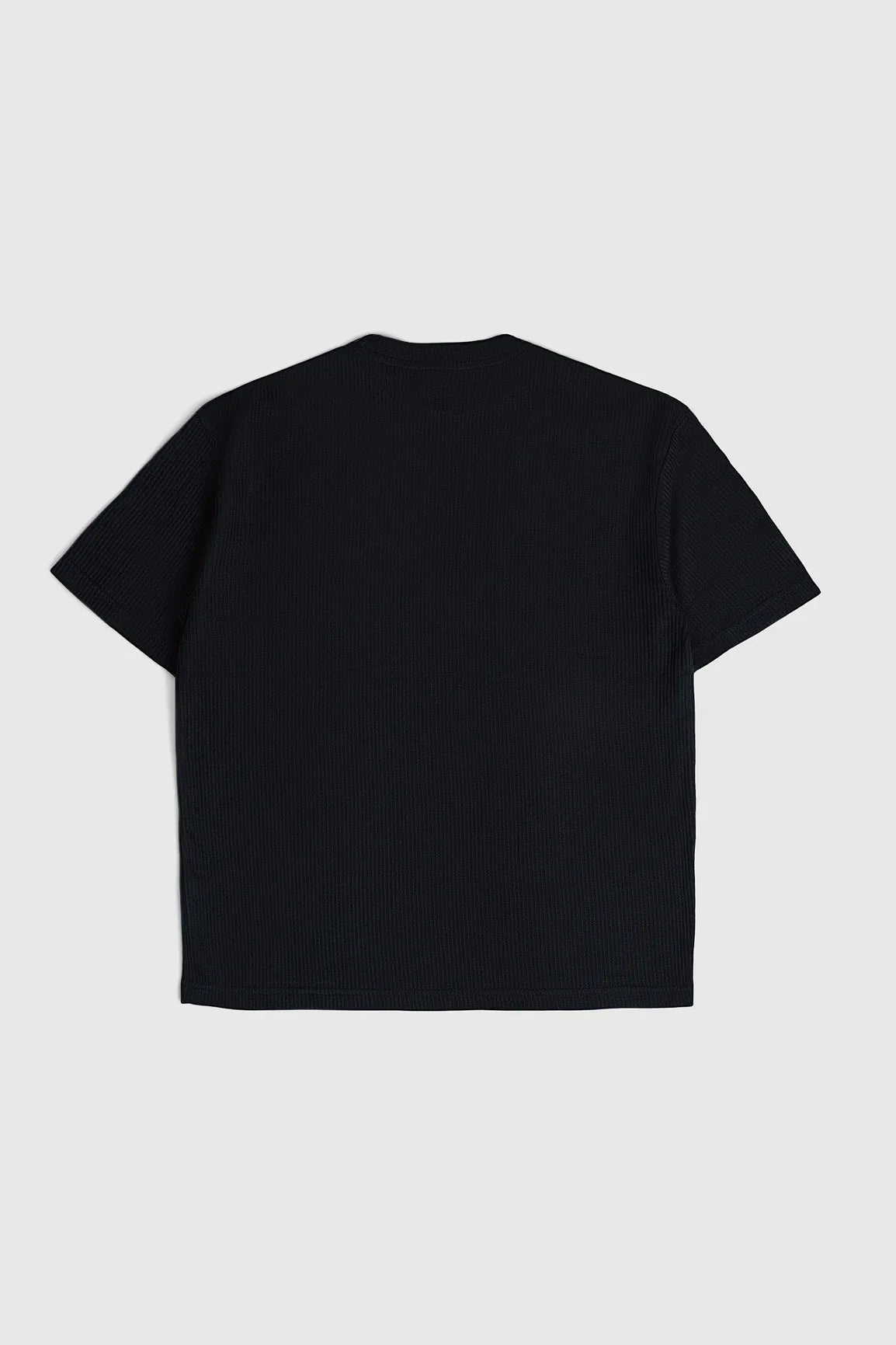 Black Drop Needle Oversized T-Shirt - Men - Muraqsh -- Men Western