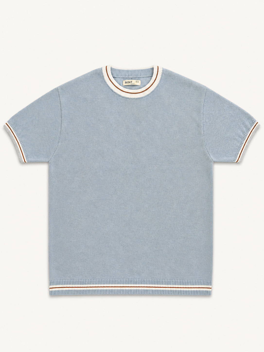 Ice Blue Riviera Knit Tee - Men