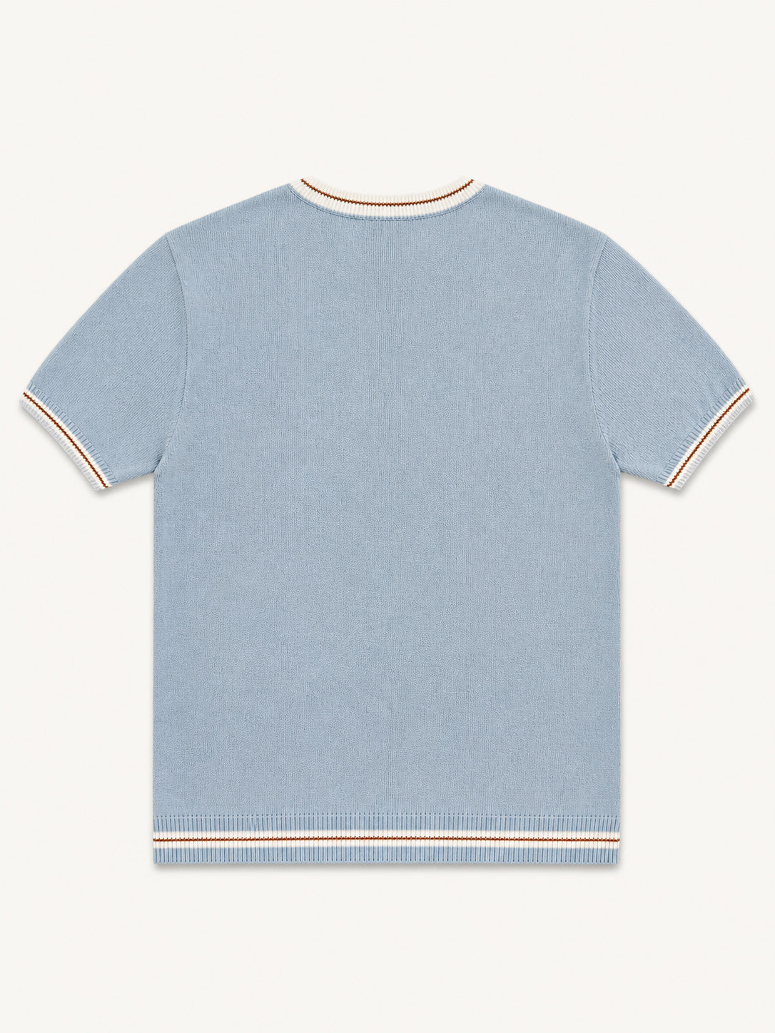 Ice Blue Riviera Knit Tee - Men
