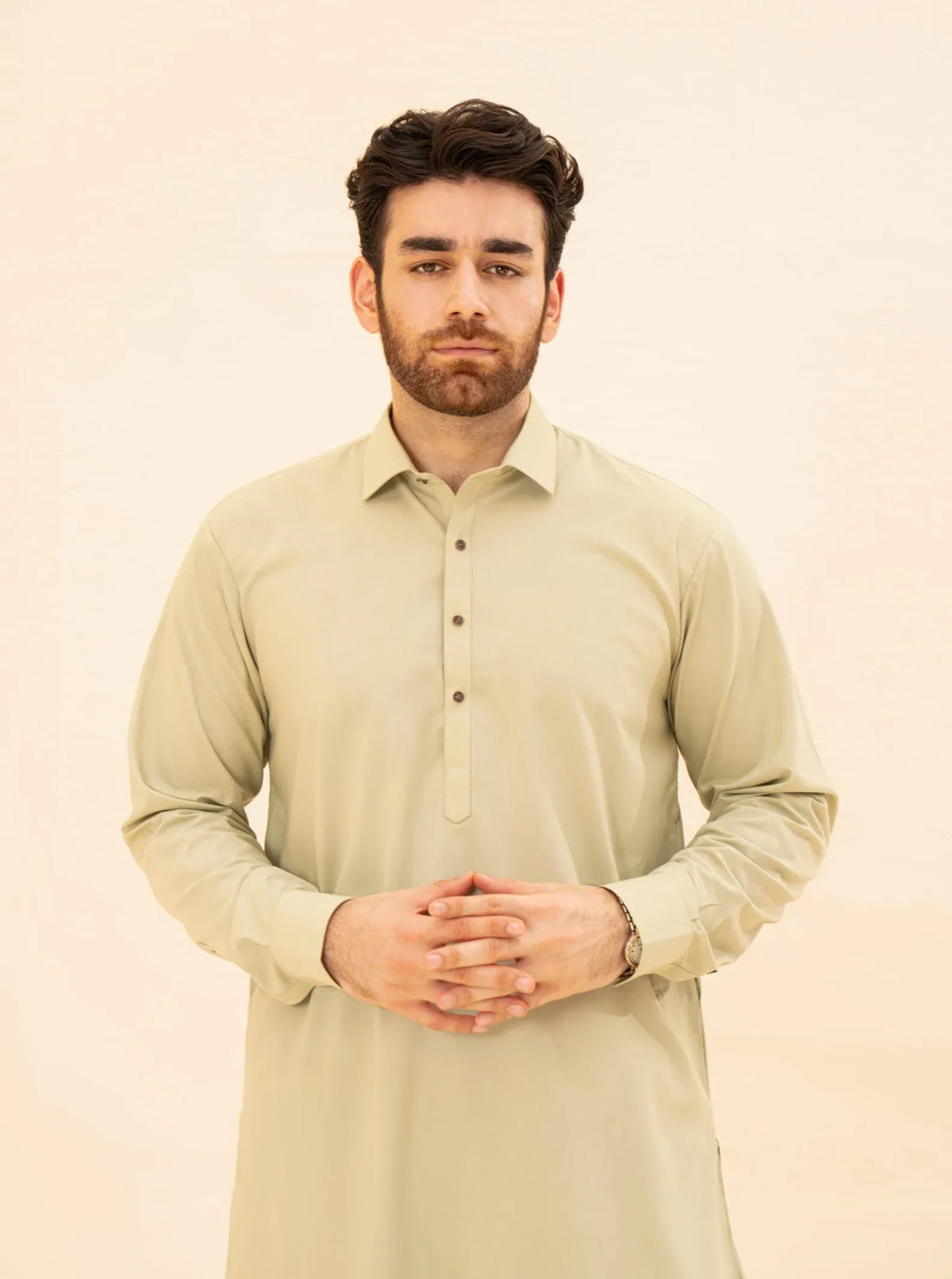 Mint French Collar Kameez Shalwar - Men - Muraqsh -- Menswear