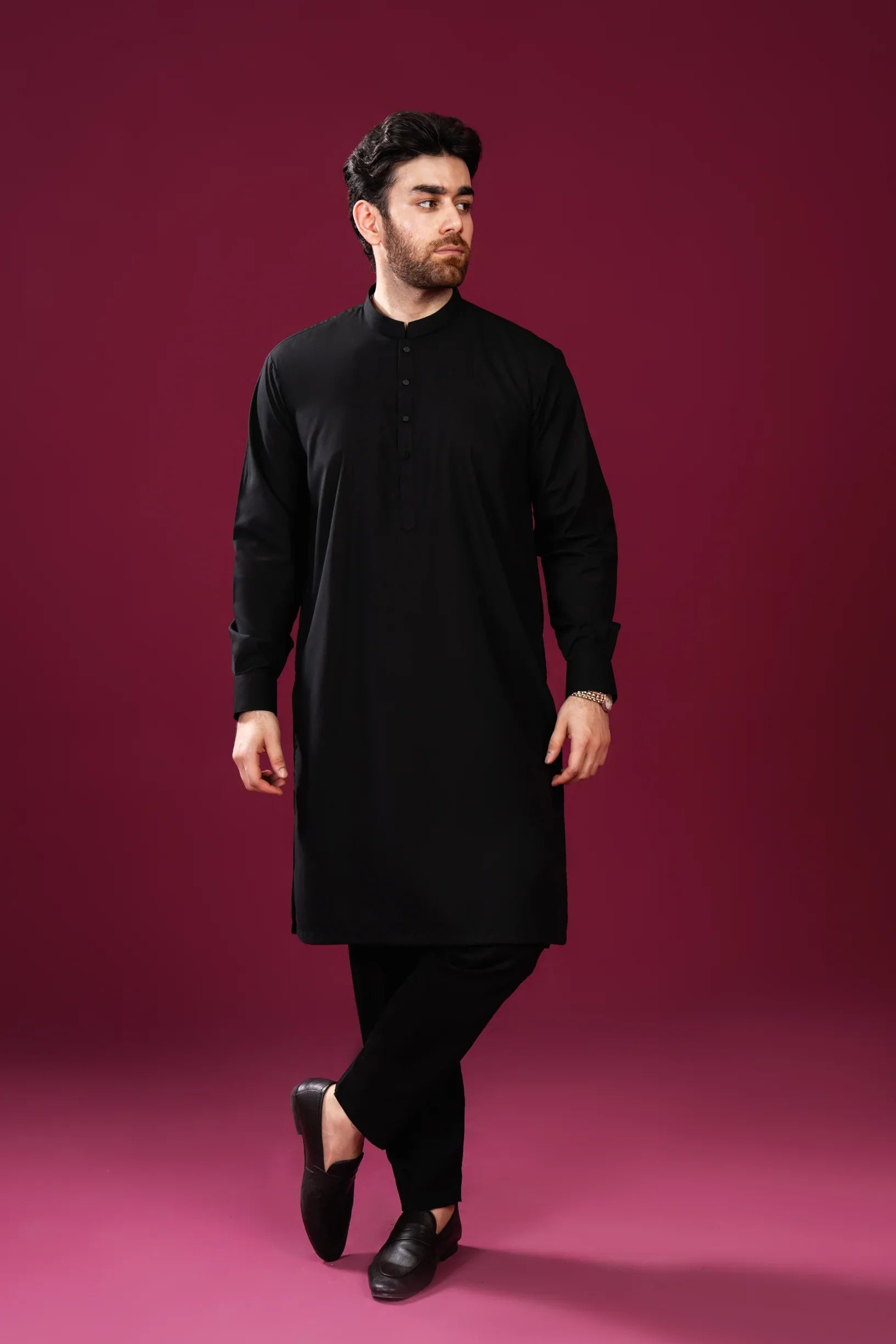 Black Kurta trouser for men