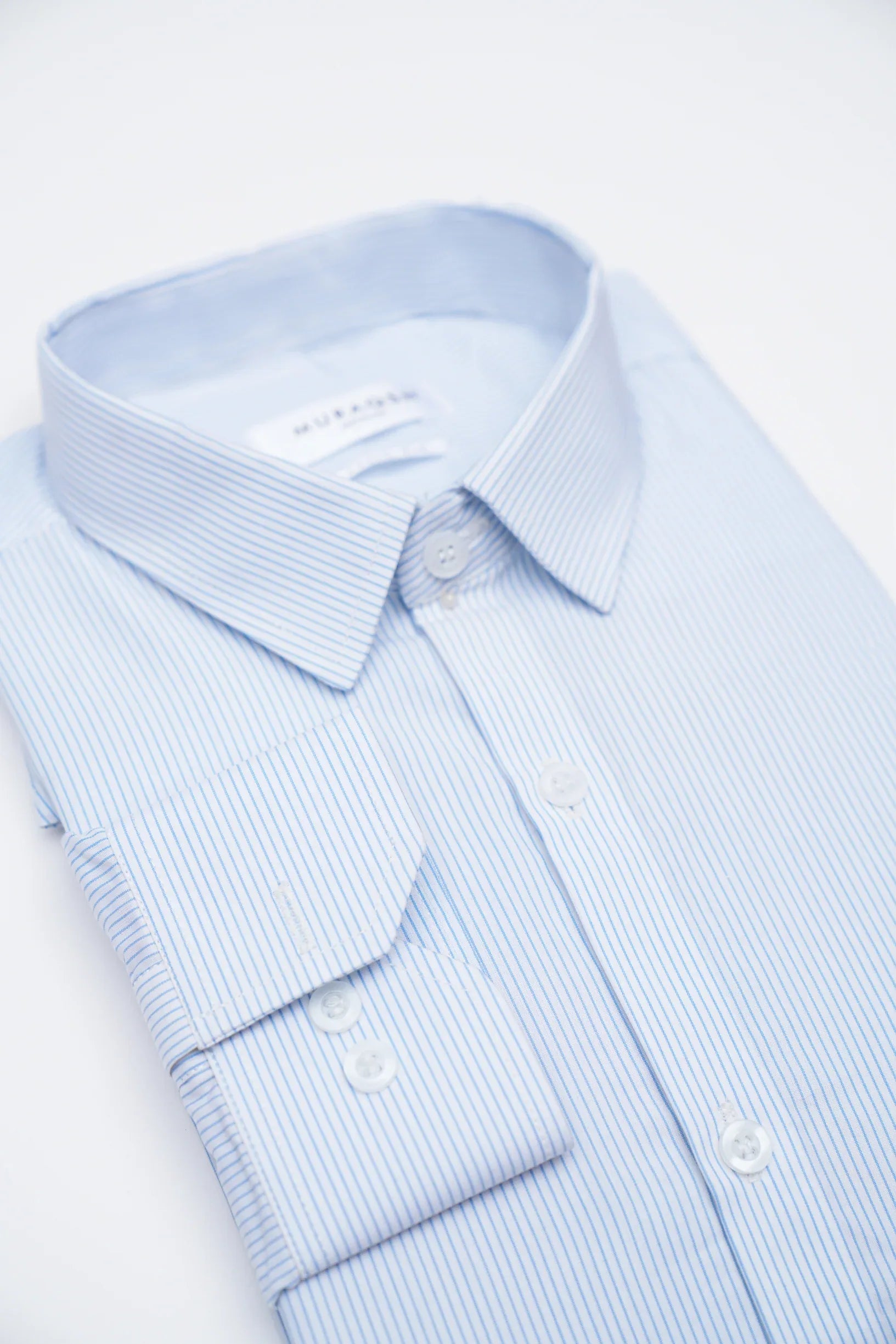 Blue Lining Formal Shirt - Men - Muraqsh -- Menswear