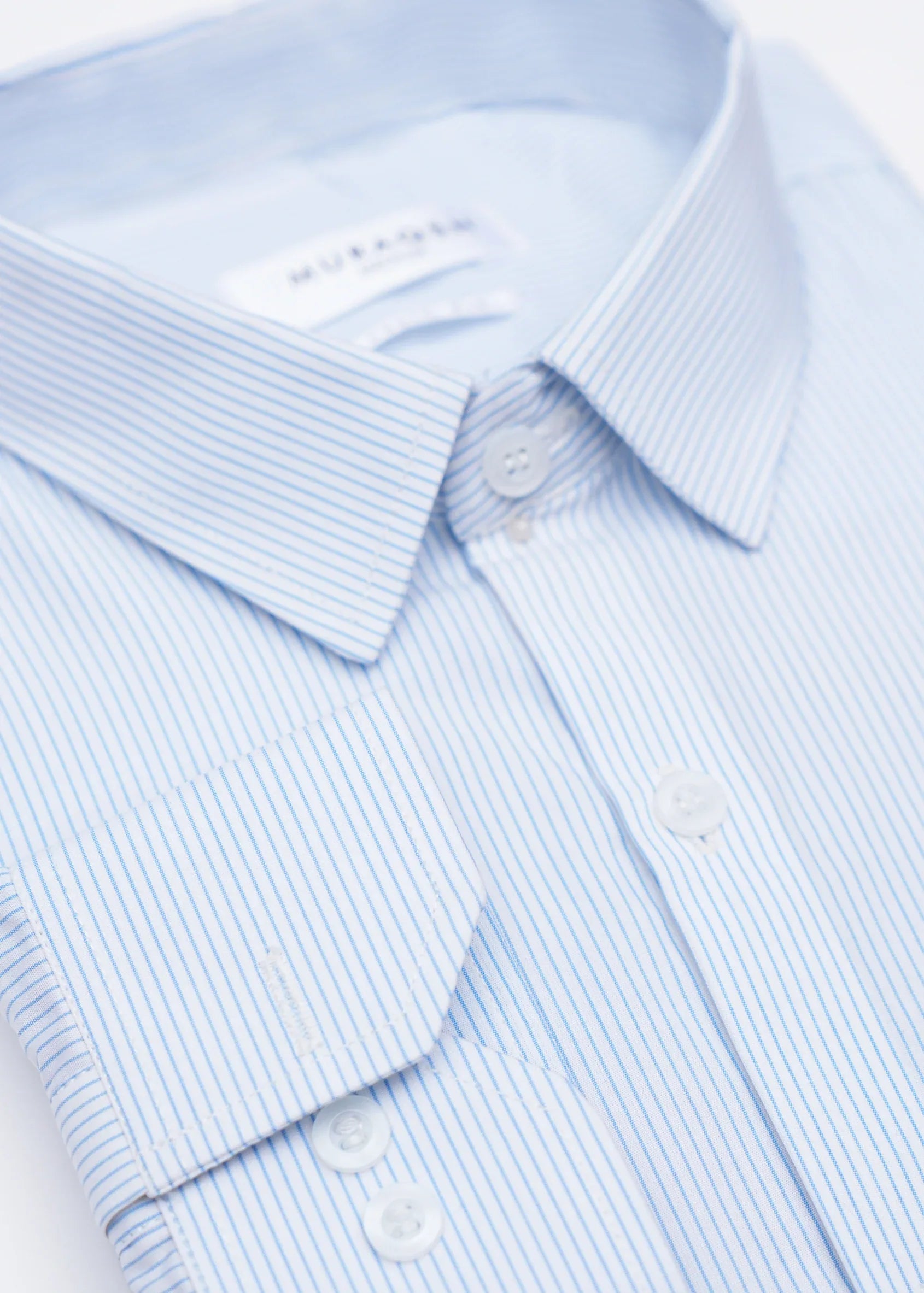 Blue Lining Formal Shirt - Men - Muraqsh -- Menswear