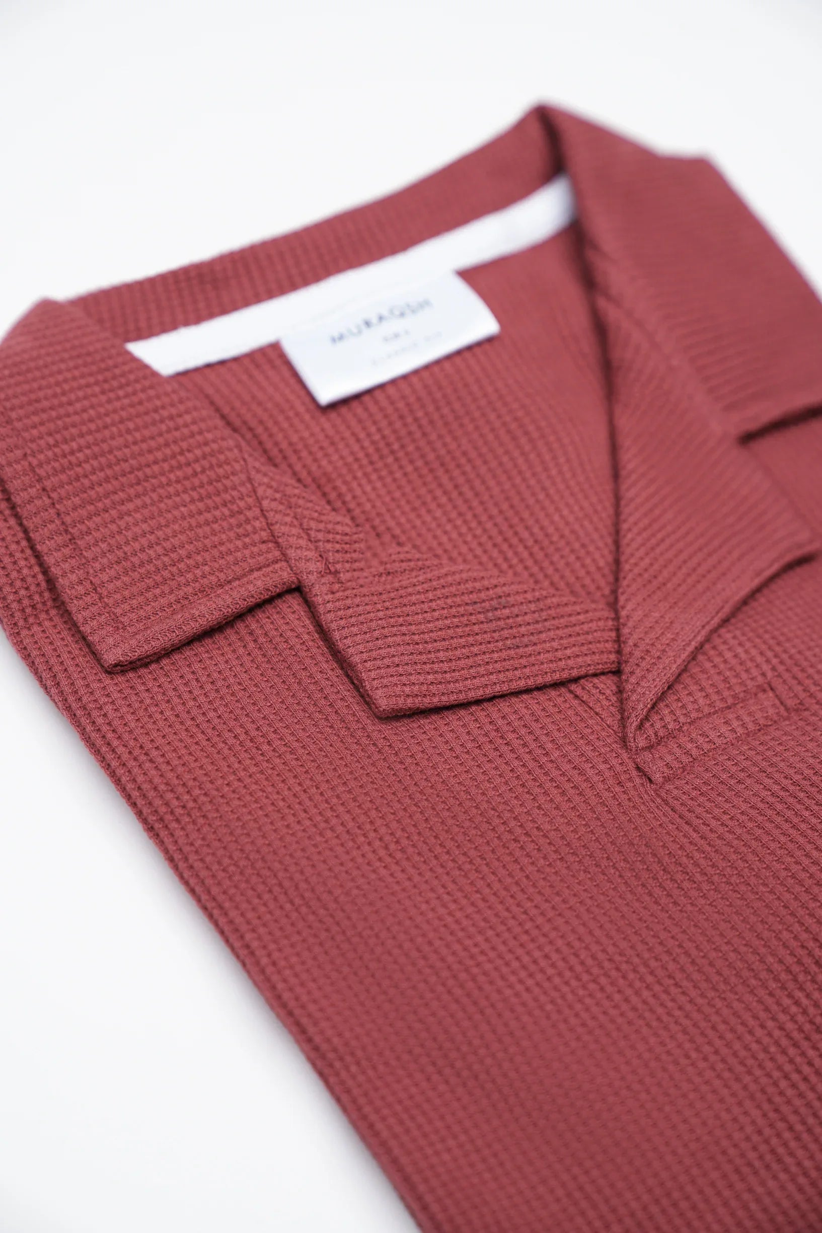 Waffle Rust Revere Polo - Muraqsh -- Men Western