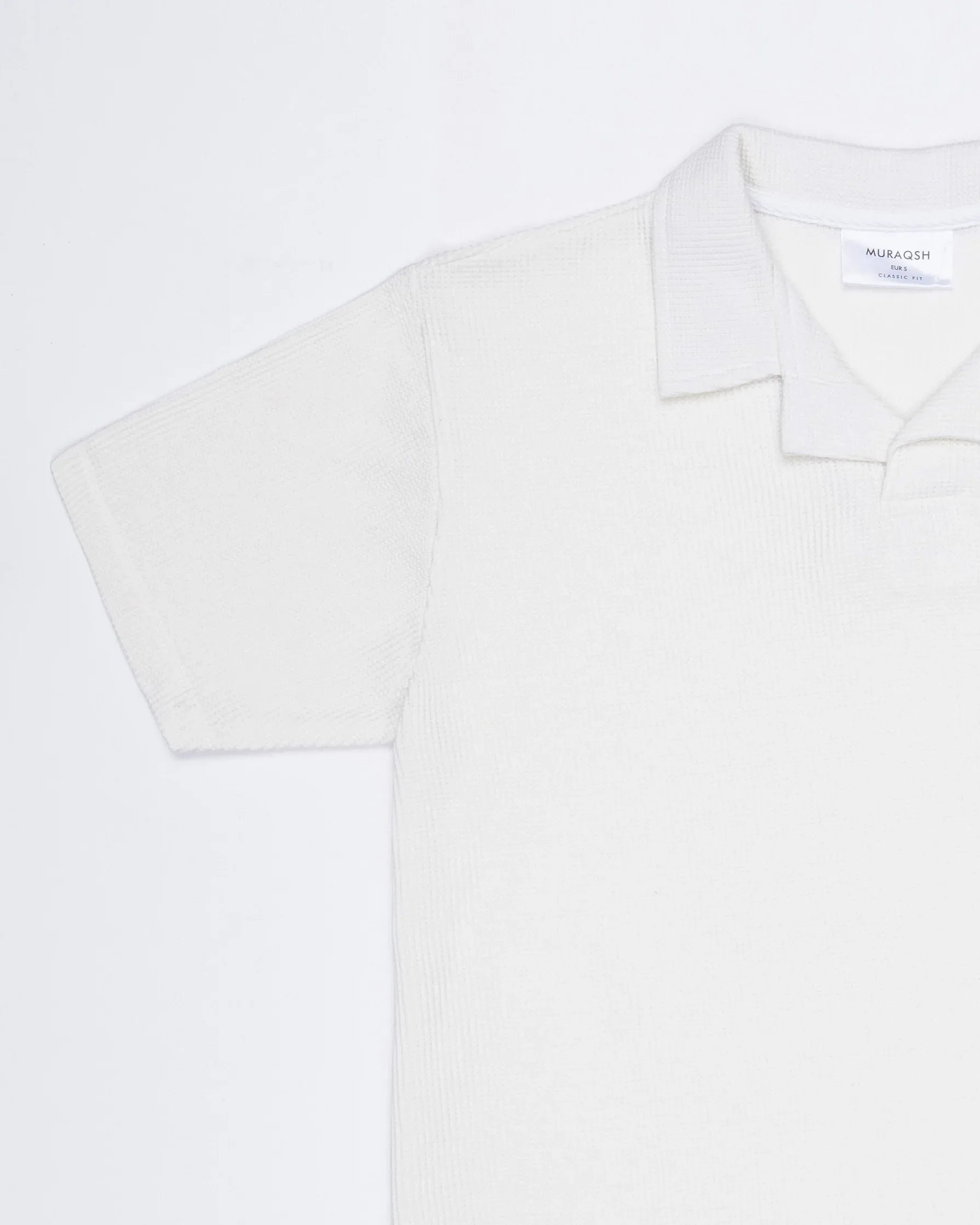 Waffle Off-White Revere Polo - Men - Muraqsh -- Men Western