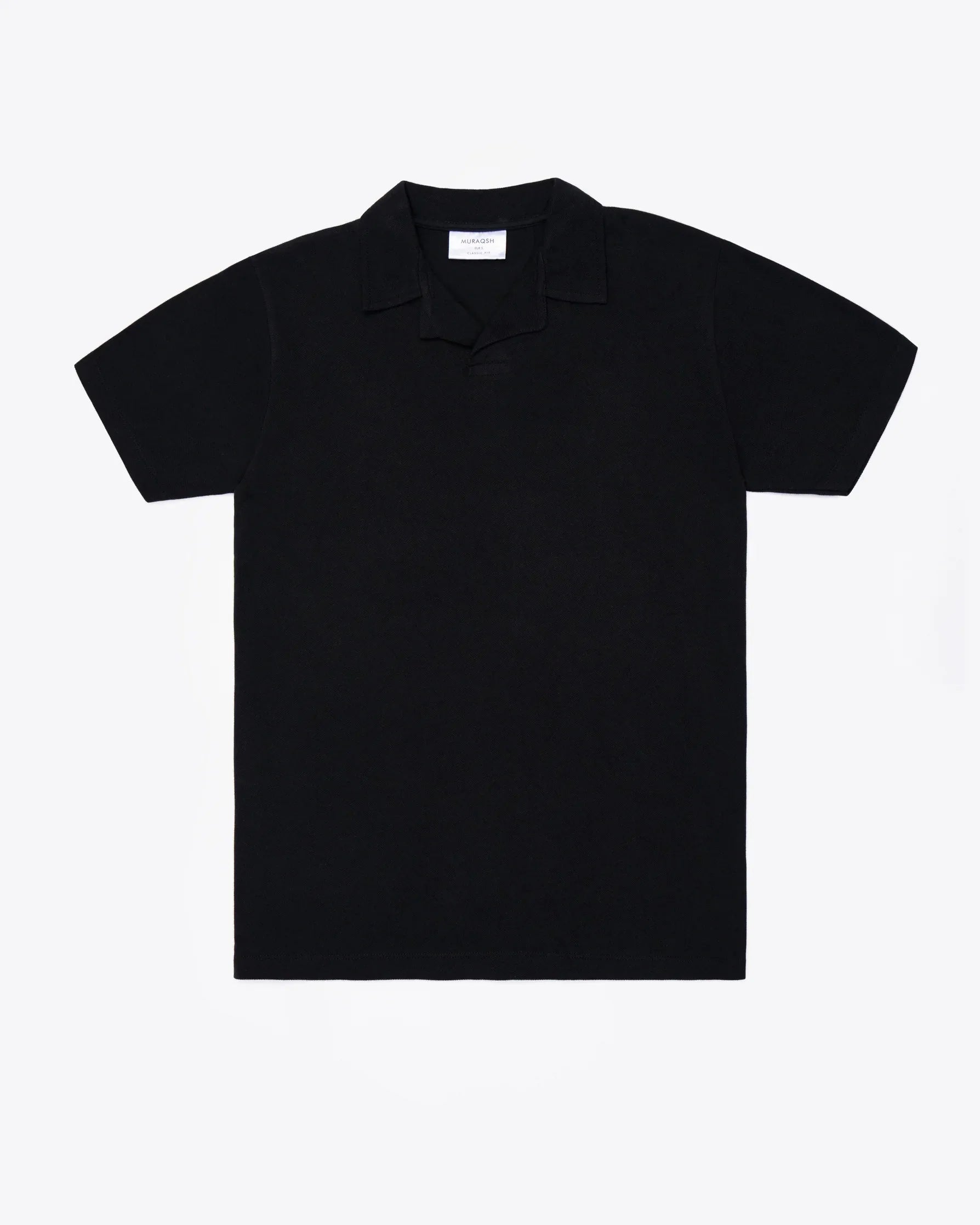 Black Revere Polo - Men - Muraqsh -- Men Western