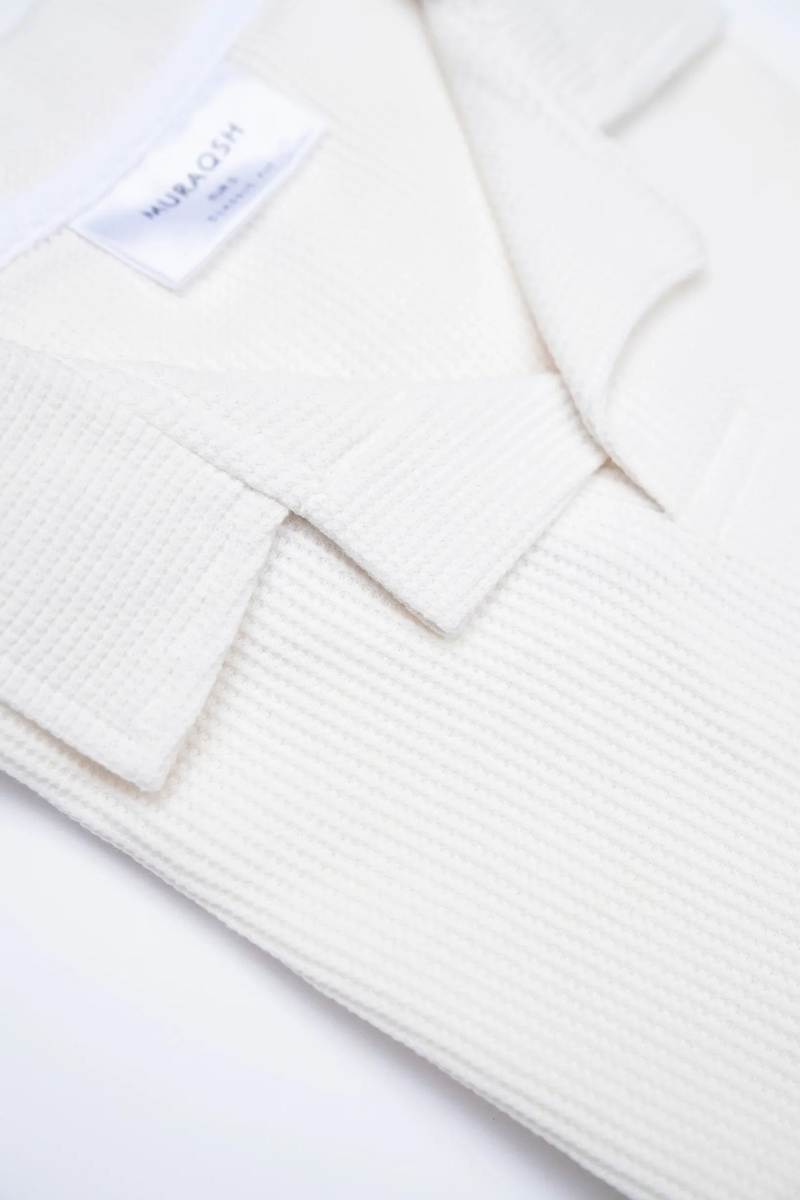 Waffle Off-White Revere Polo - Men - Muraqsh -- Men Western
