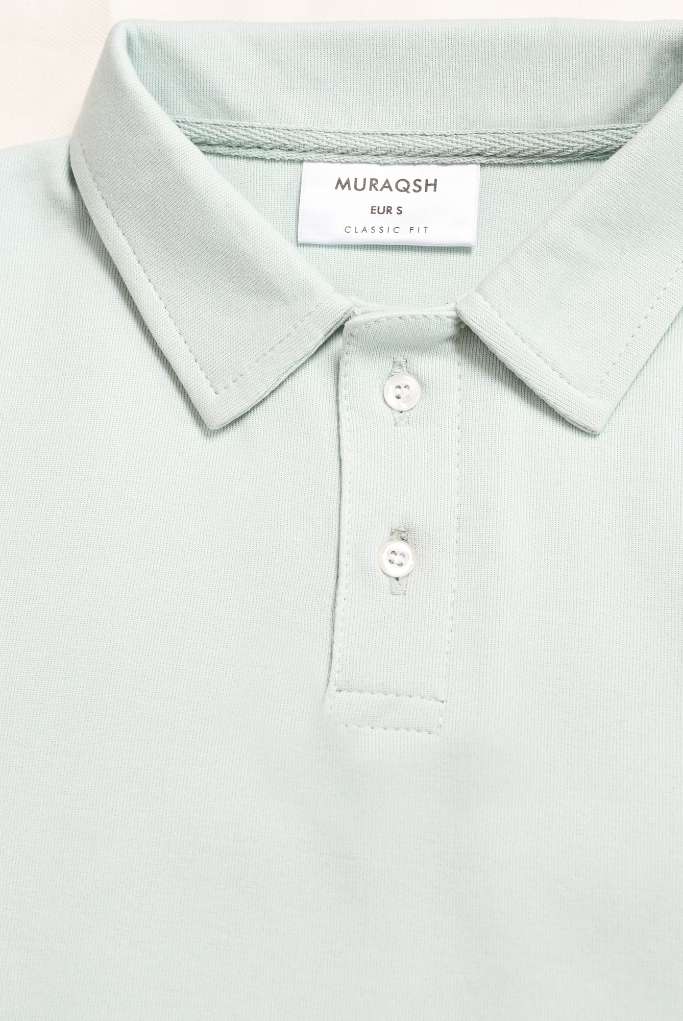 Tea Green Interlock Polo - Smart Fit - Men - Men