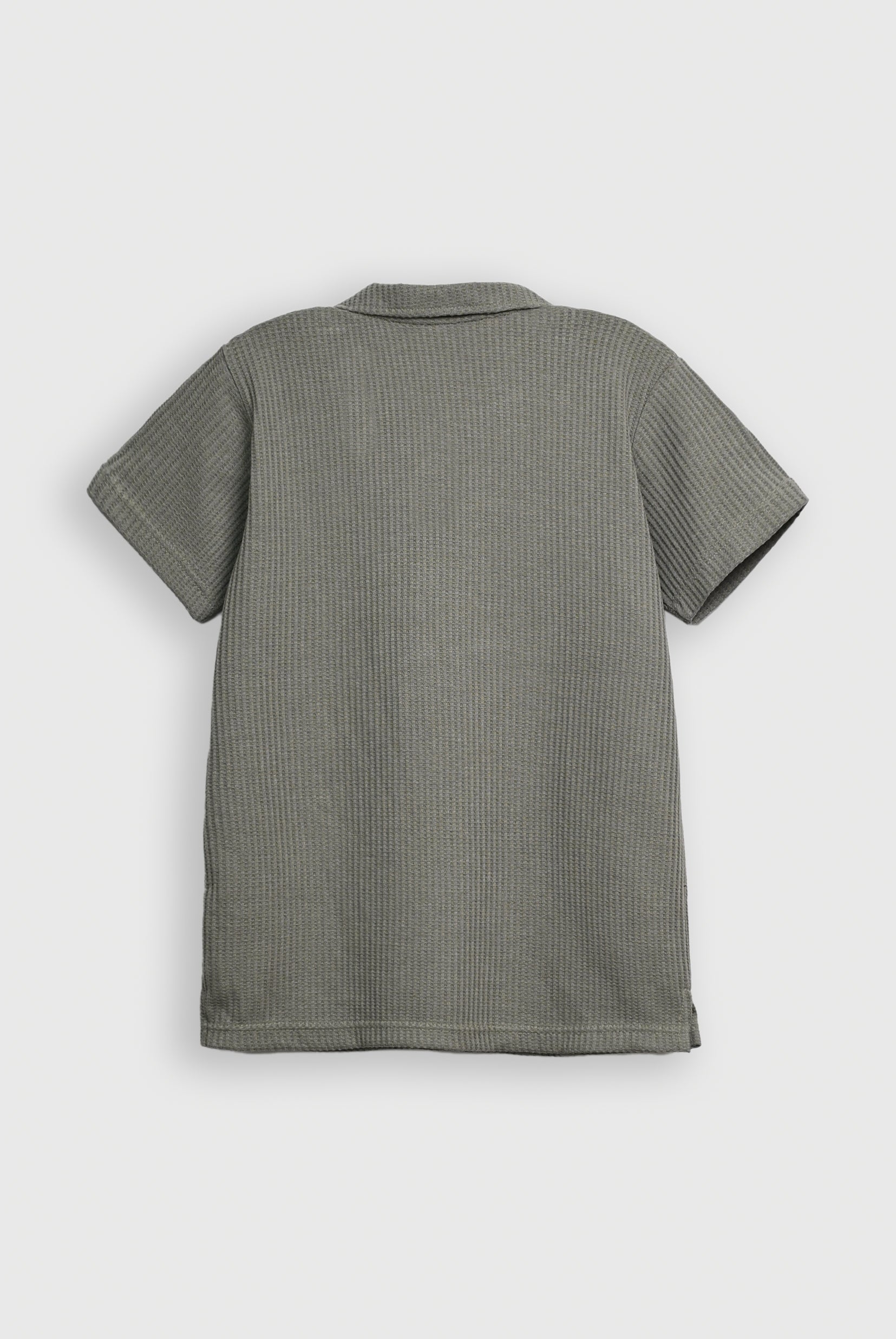 Olive Waffle Revere Polo - Smart Fit - Men - Men