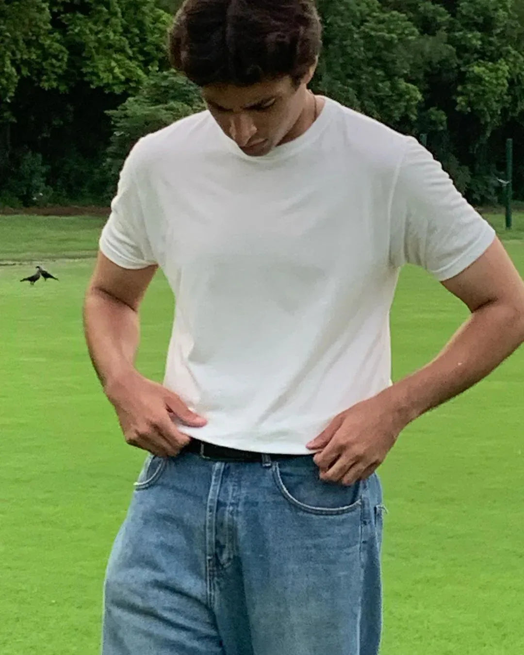 Off White Basic T-Shirt - Men - Muraqsh -- Men Western