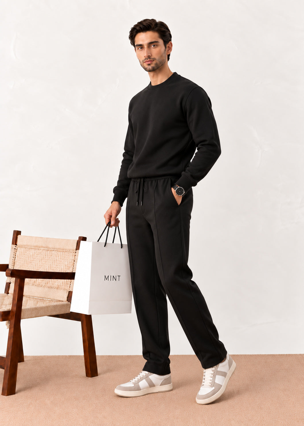 Black Fleece Co-ord Set - Men