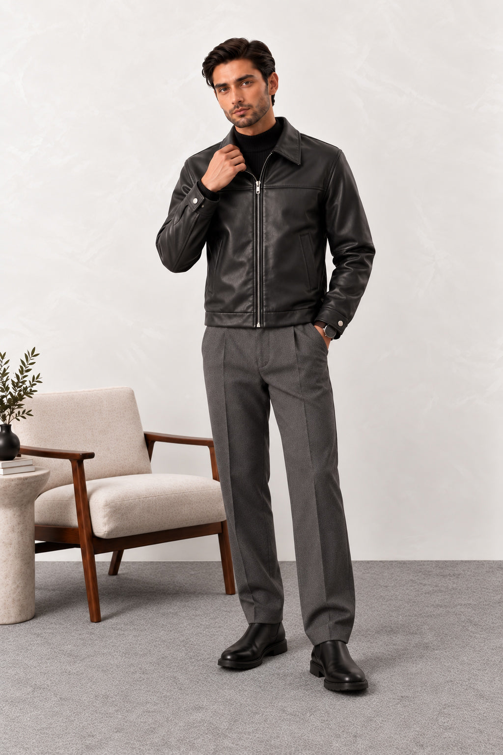 Black Leather Jacket
