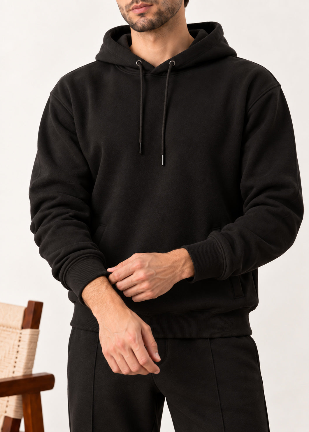 Black Fleece Hoodie