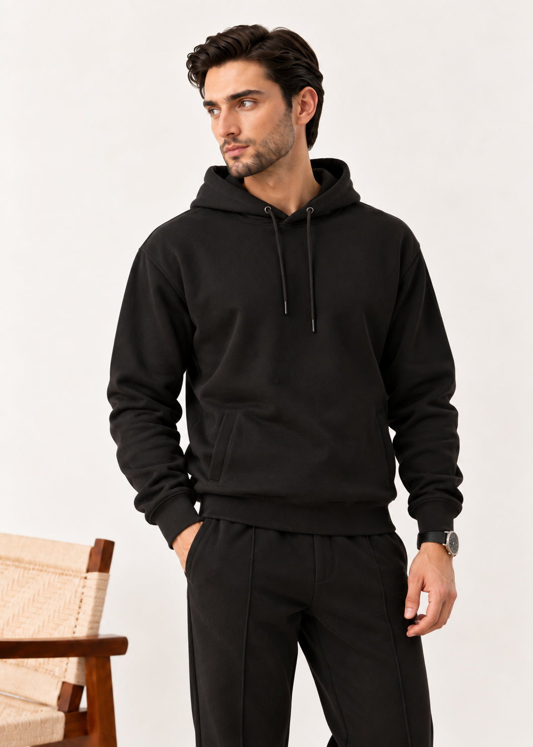 Black Fleece Hoodie