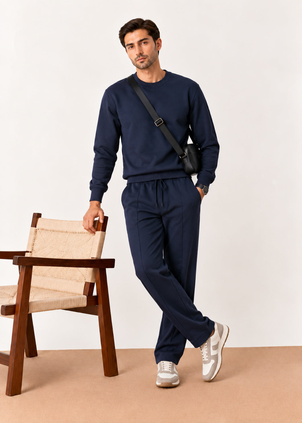 Deep Navy Fleece Co-ord Set