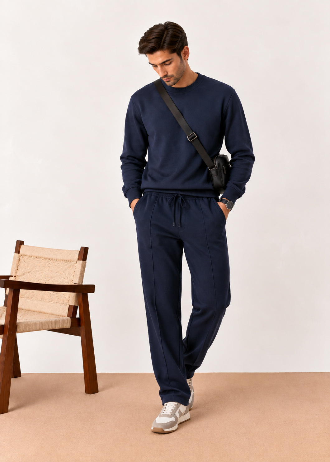 Deep Navy Fleece Co-ord Set