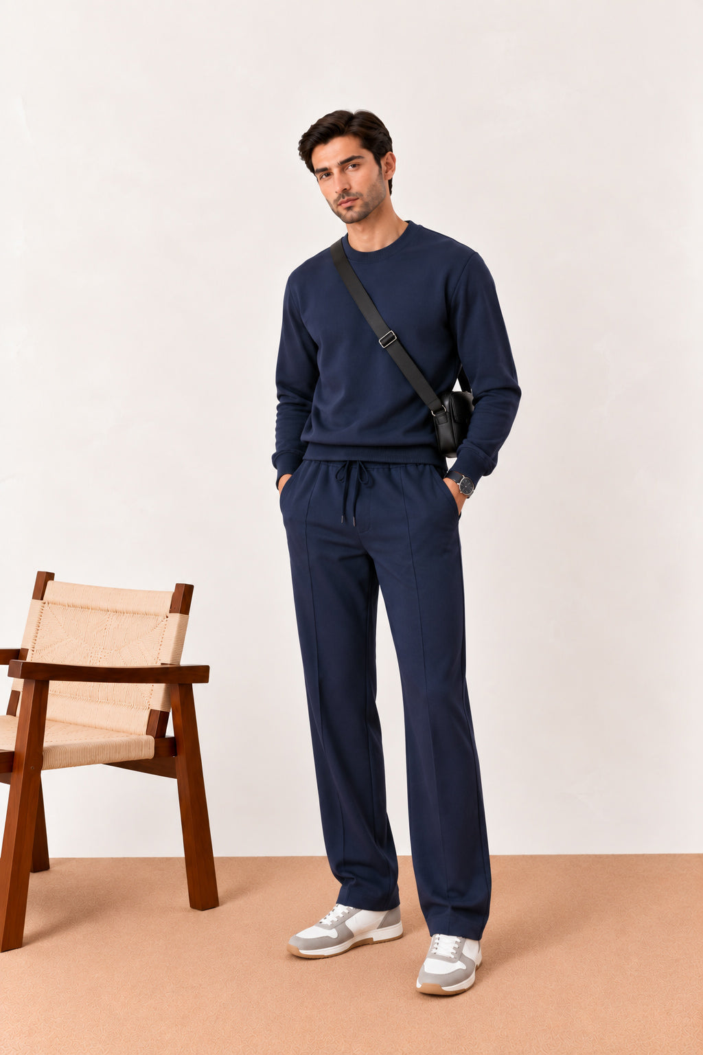 Deep Navy Fleece Co-ord Set