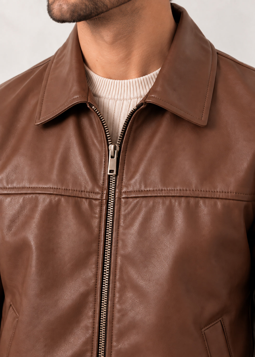 Brown Leather Jacket