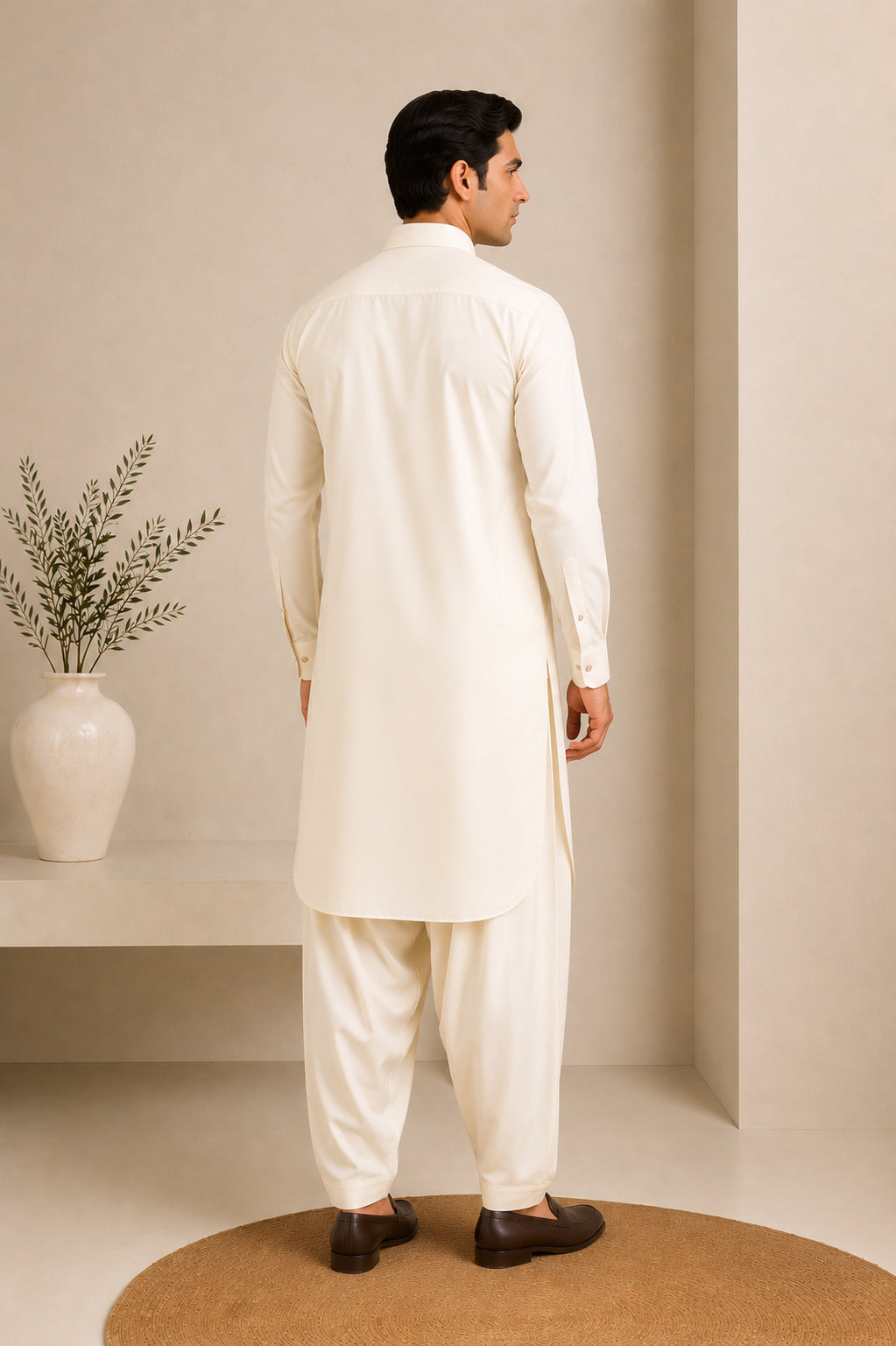 Bosky French Collar Kameez Shalwar - Men - Men