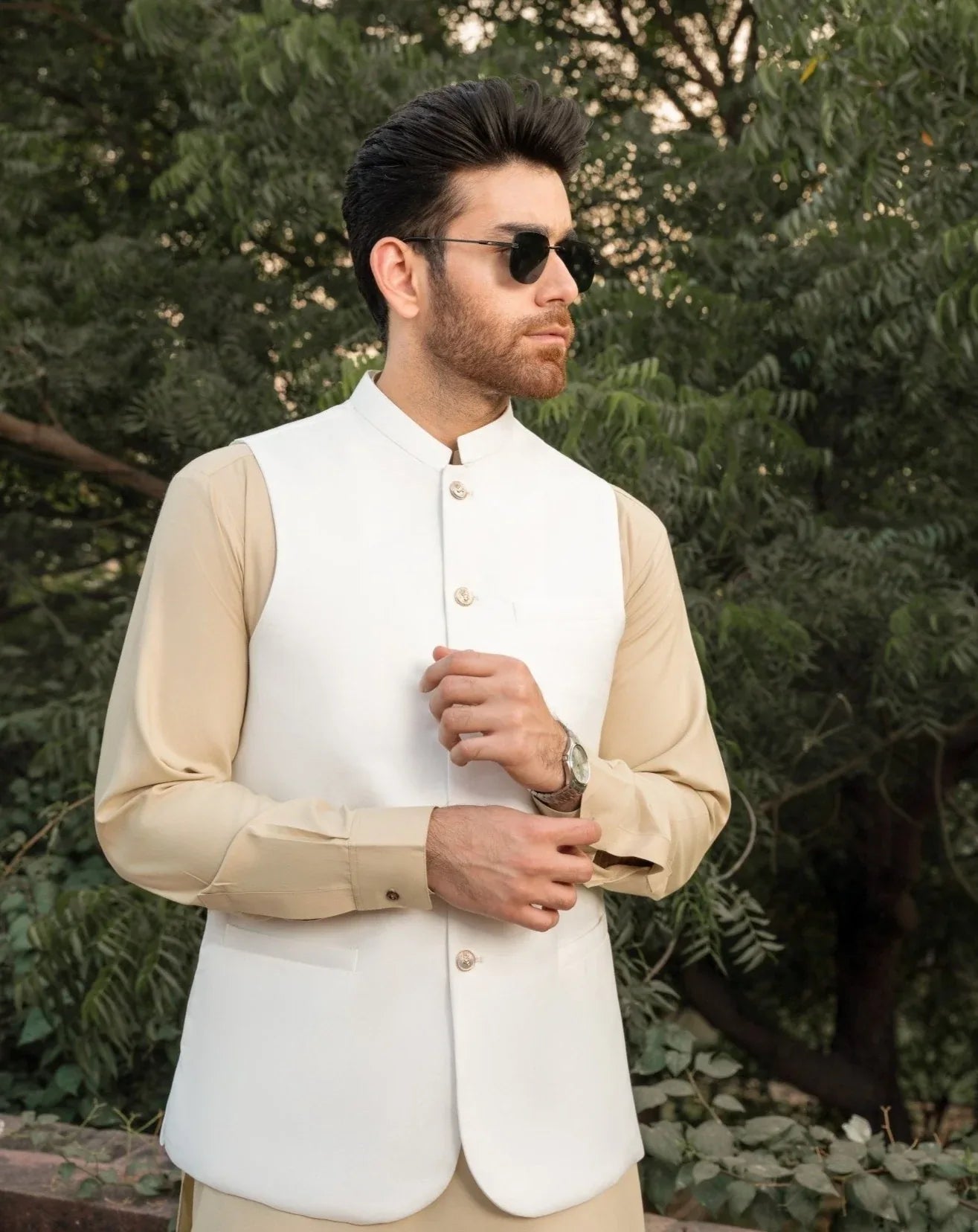 Off White Waistcoat for men