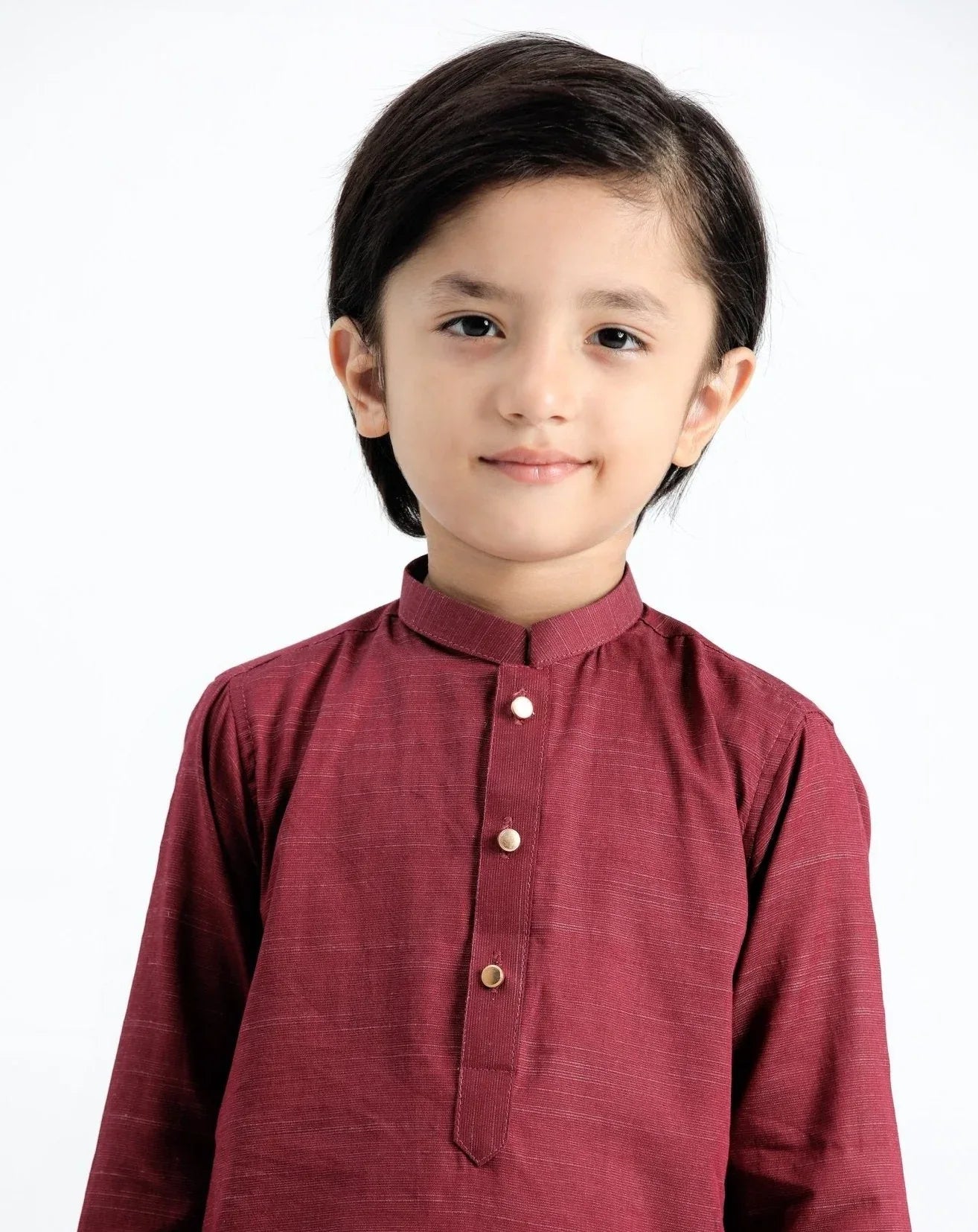 Wine Cotton Kurta Trouser - MuraqshMuraqsh Man