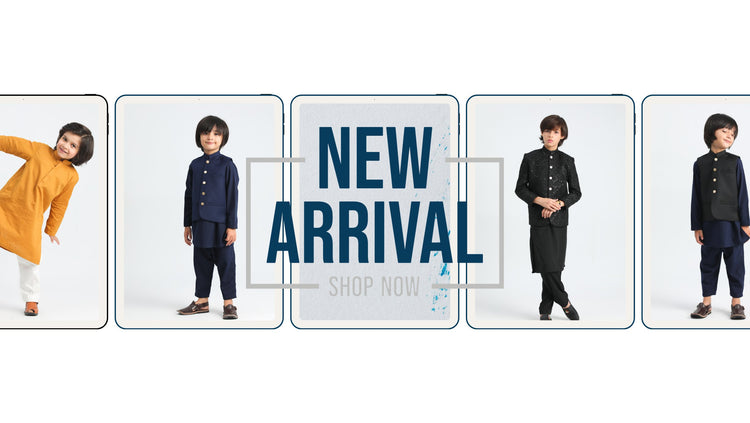 Eastern Kidswear - Kurta Trouser, Waistcoat & Prince coats – Muraqsh