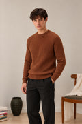 Brown Raglan Sweater