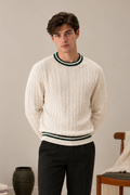 Off White Baseball Sweater