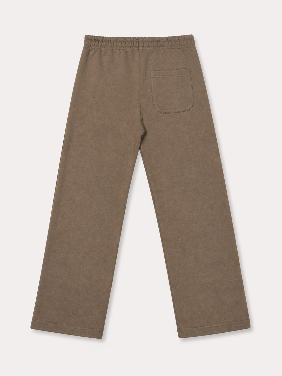 Brown Interlock Straight Fit Trouser  - Men - Men