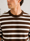 Mocca Brown Heritage Knit Tee