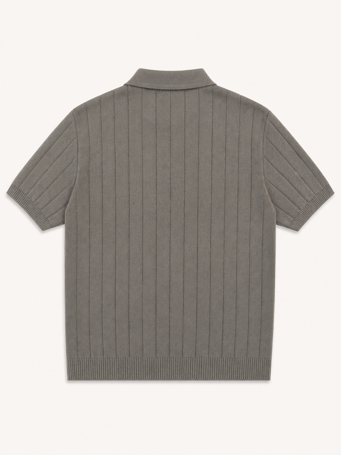 Ash Classic Rib Knit Polo - Men