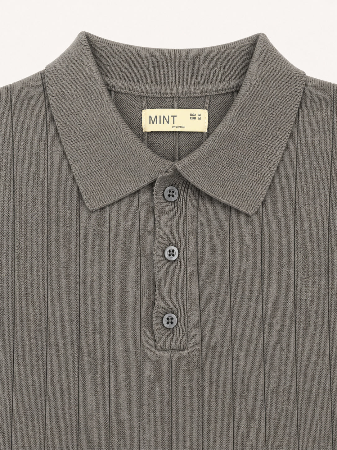 Ash Classic Rib Knit Polo - Men