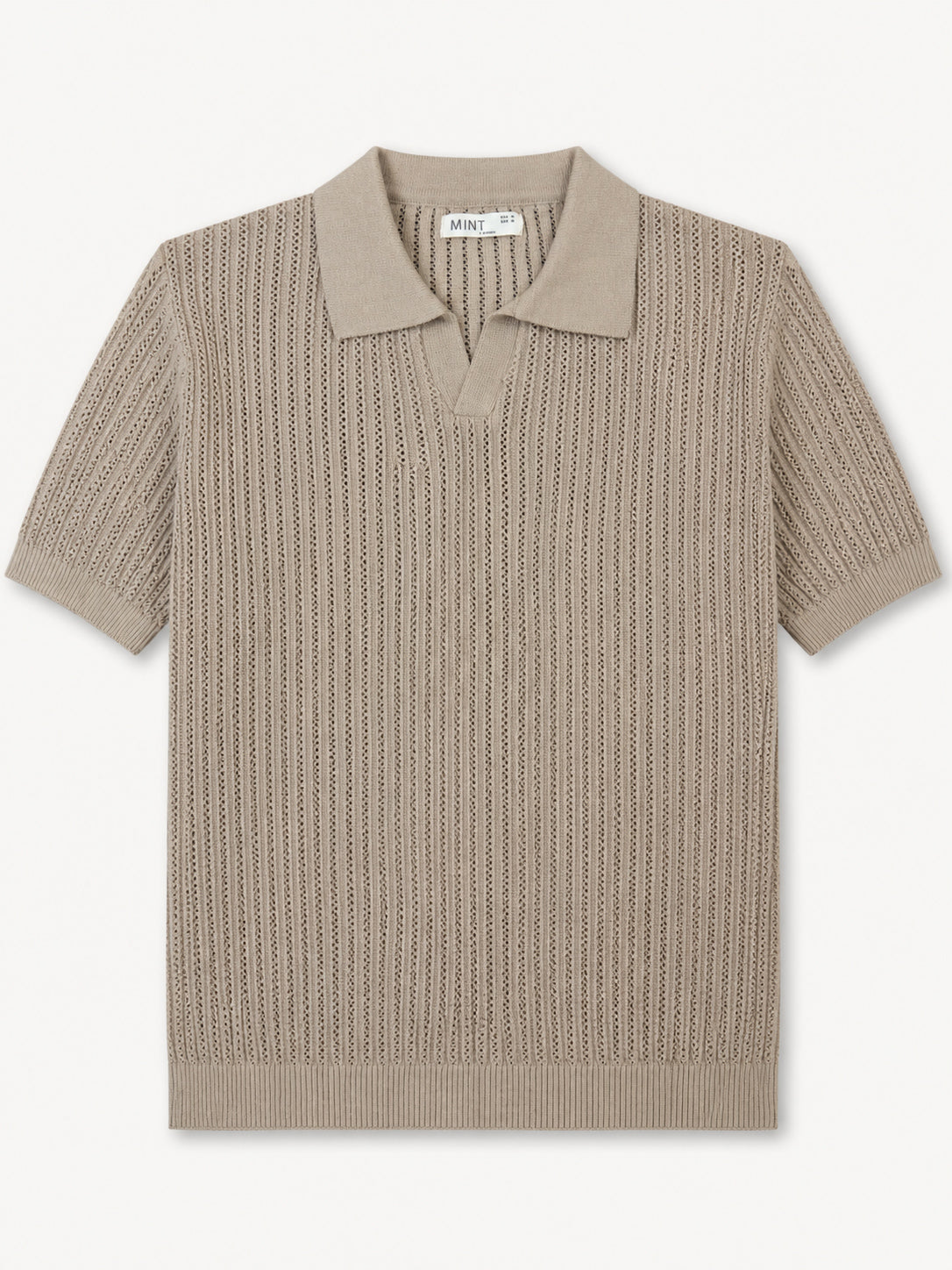 Sandstone Atelier Textured Knit Polo - Men