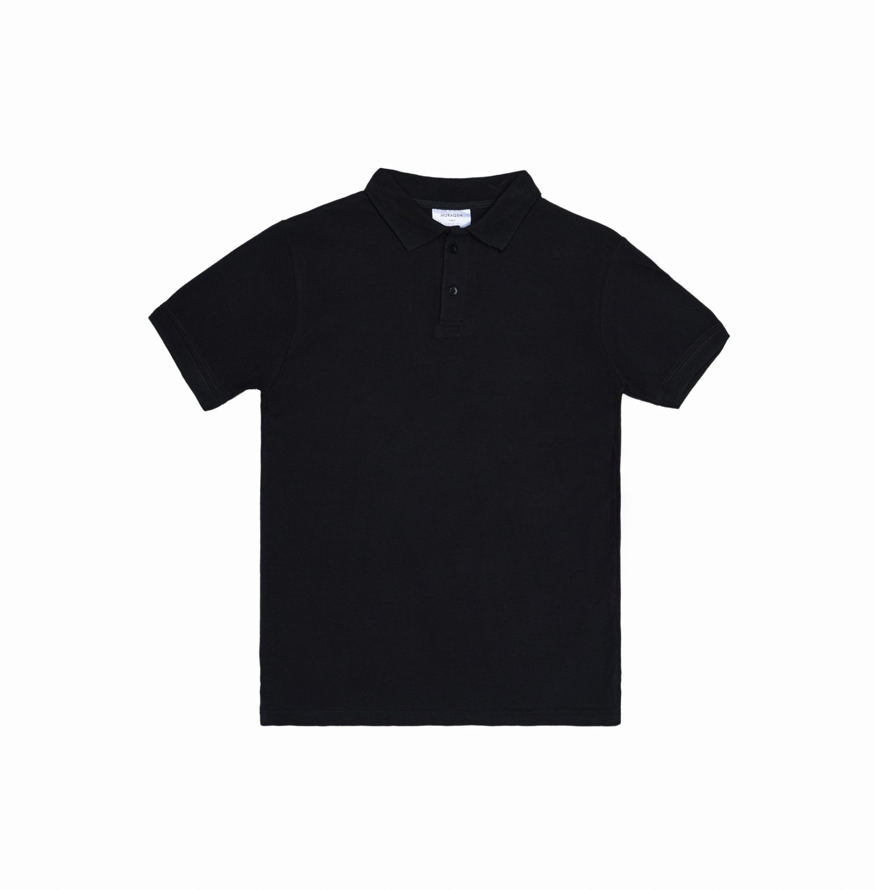 Black Basic Polo - Men