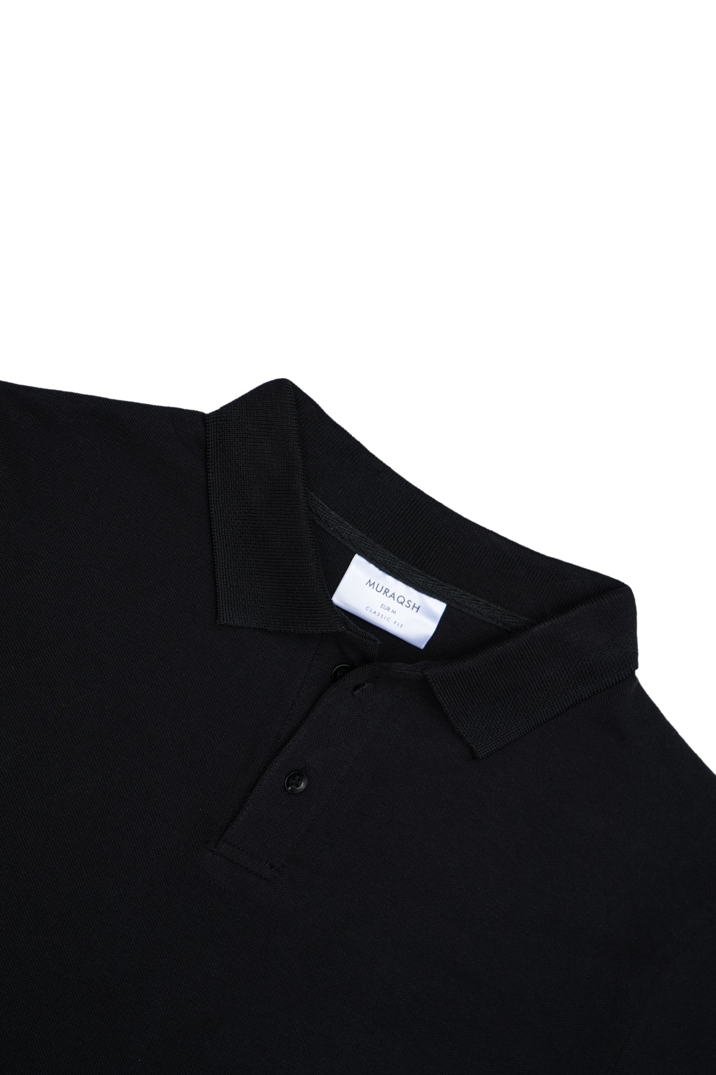 Black Basic Polo - Men