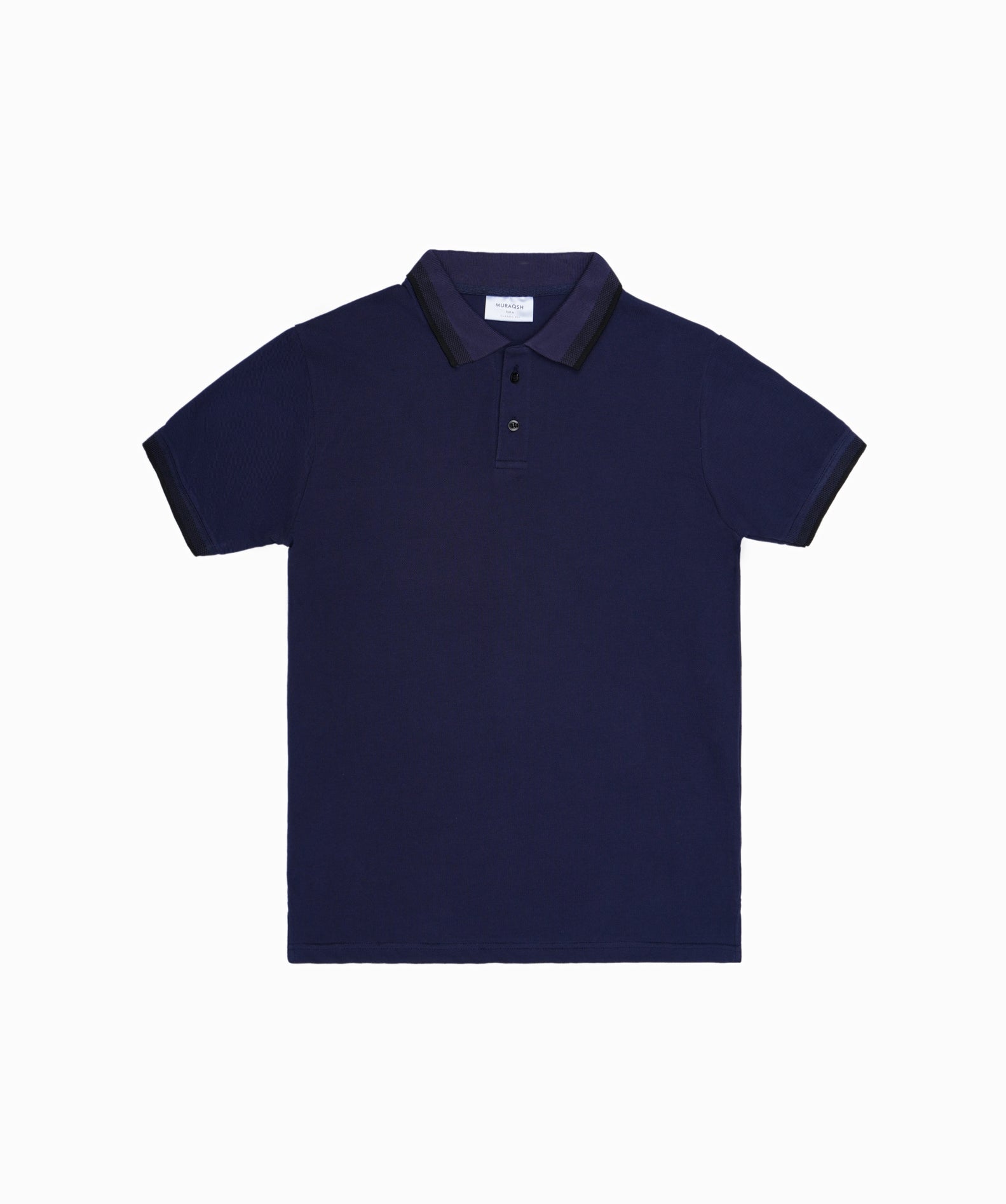 Navy Blue Basic Polo - Men