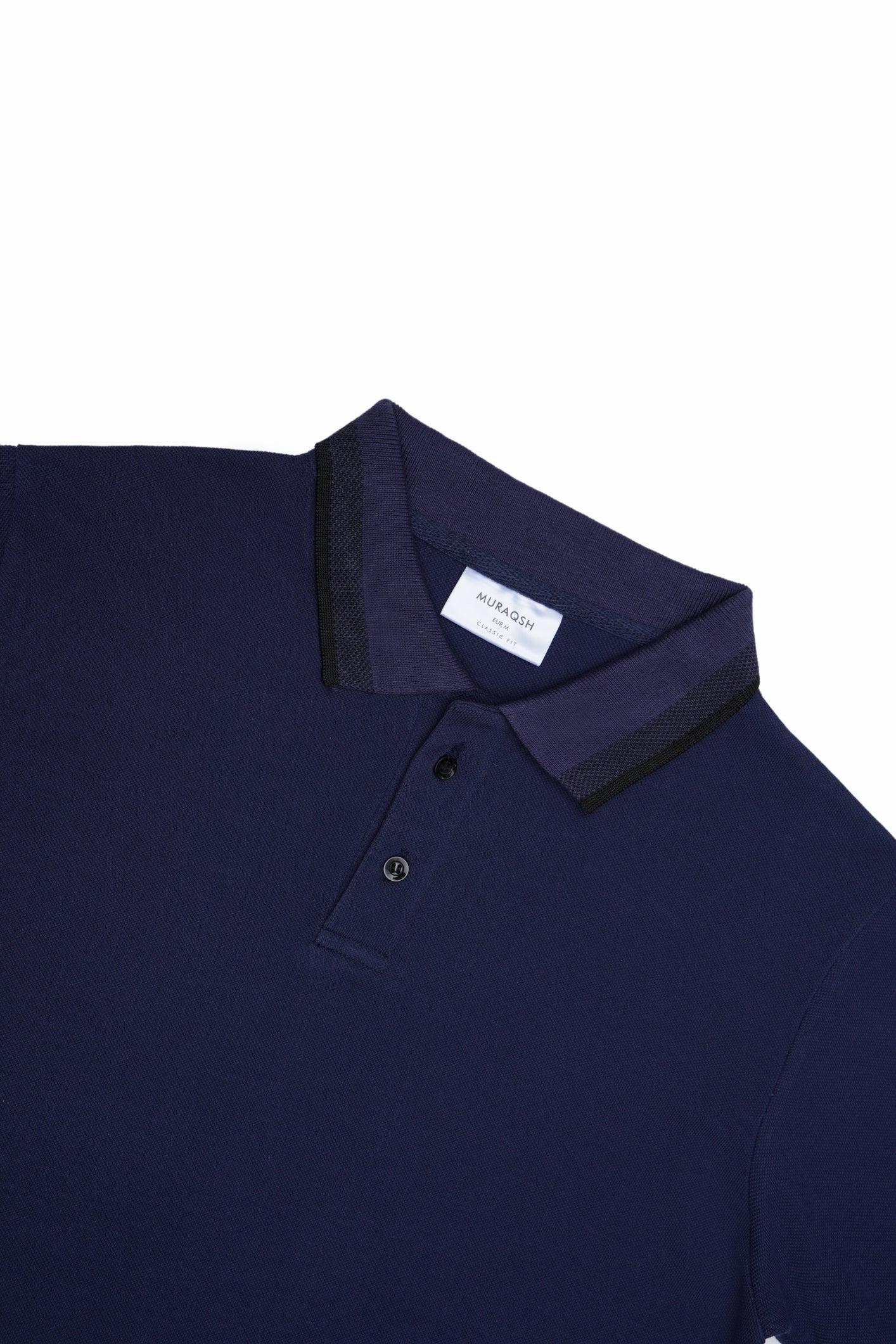 Navy Blue Basic Polo - Men