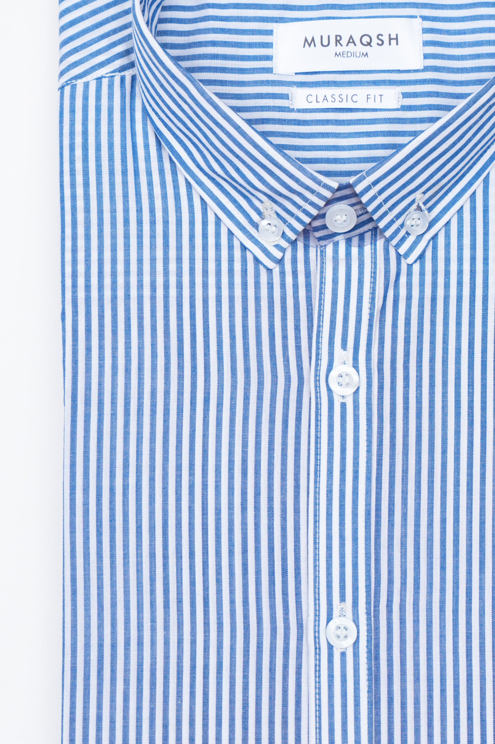 Blue Striped Casual Shirt - Men