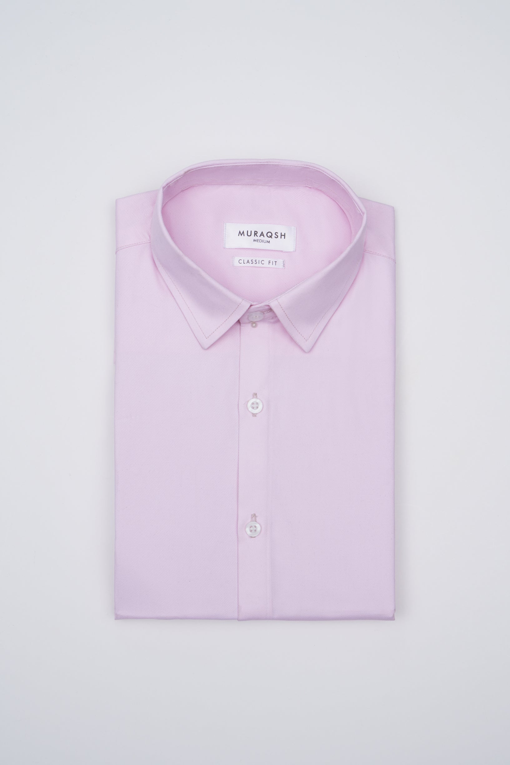 Tea Pink Textured Formal Shirt - Men