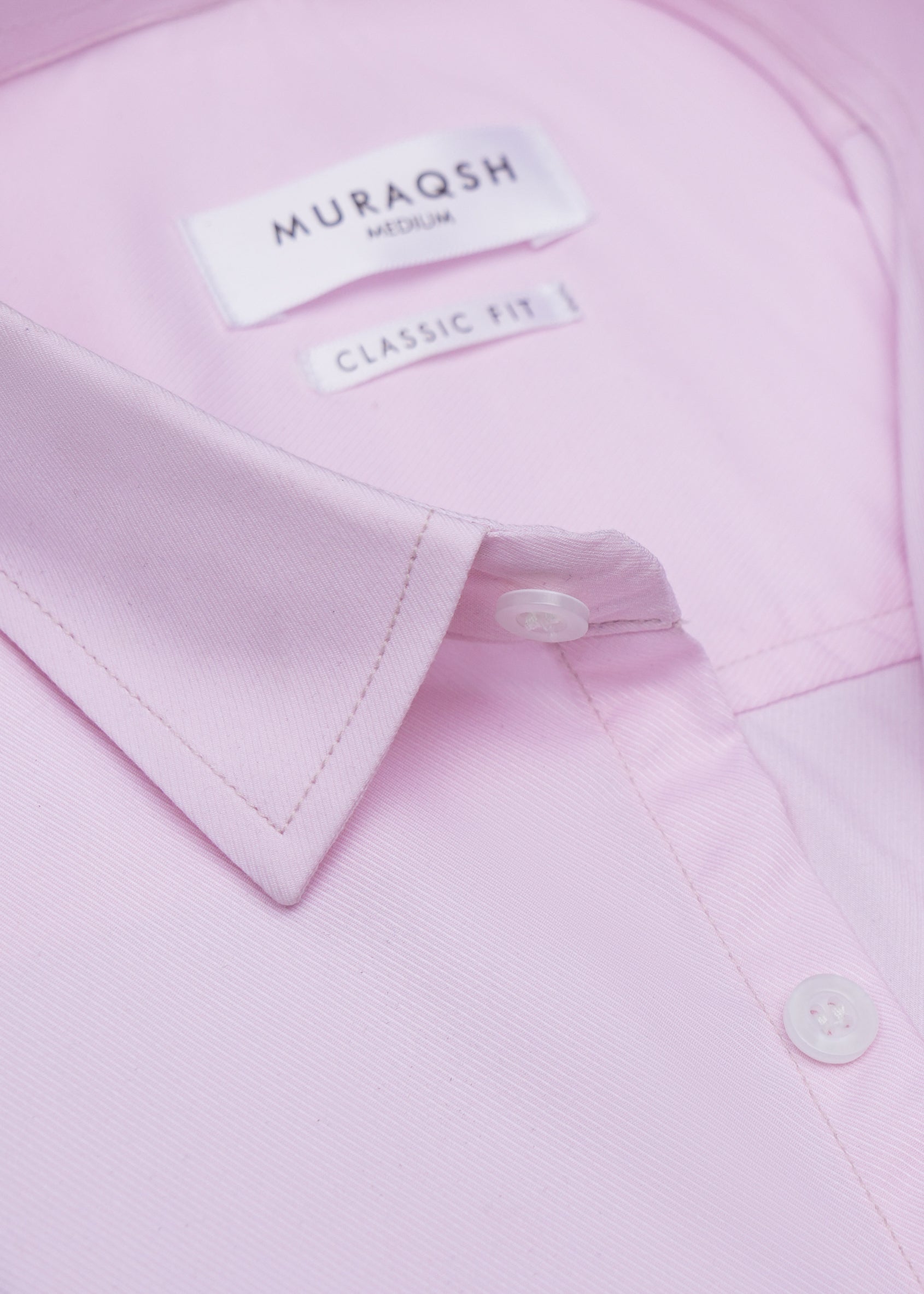 Tea Pink Textured Formal Shirt - Men