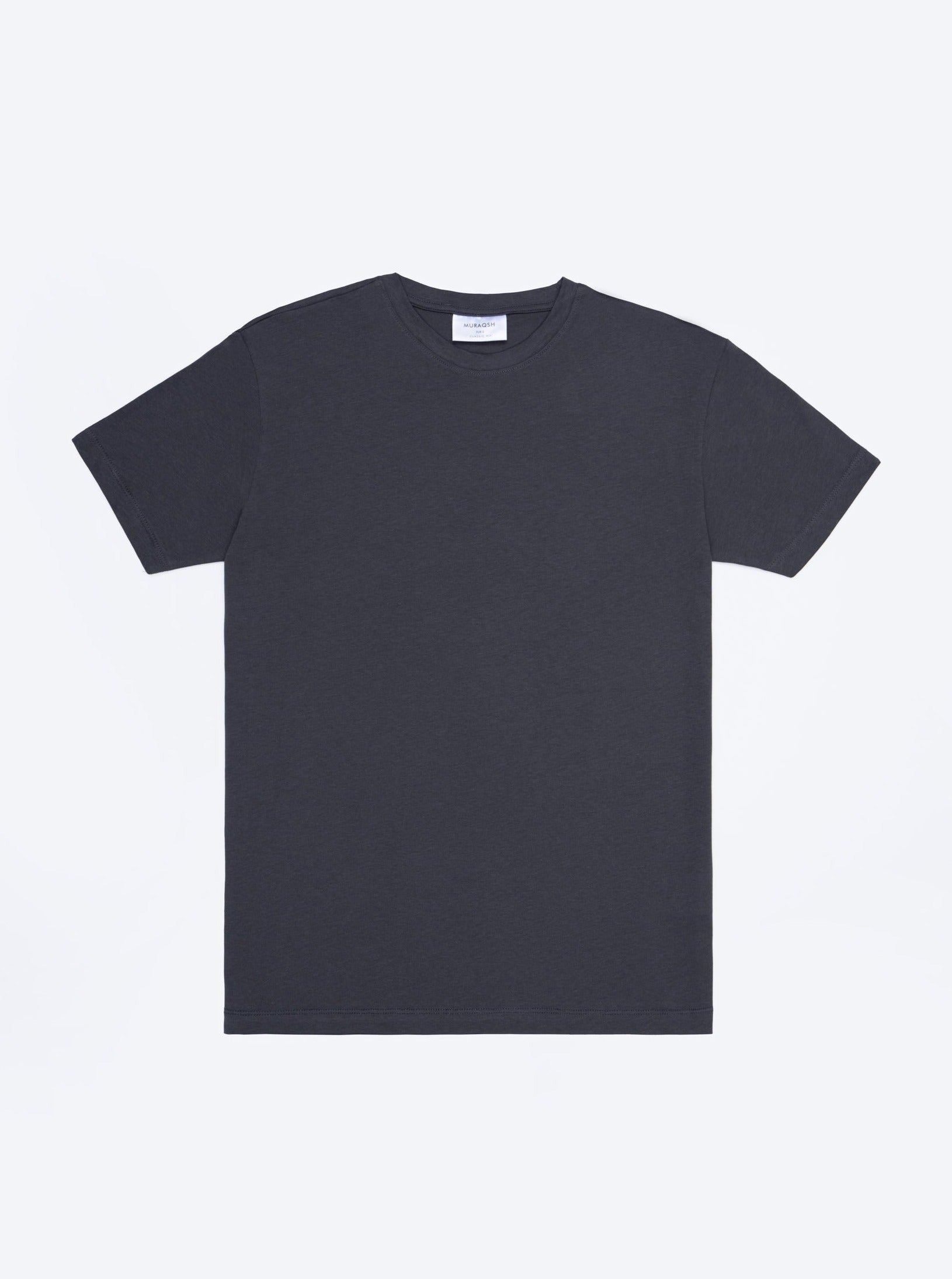 Pack of 3 Basic T-Shirts - Black, Grey & Navy Blue