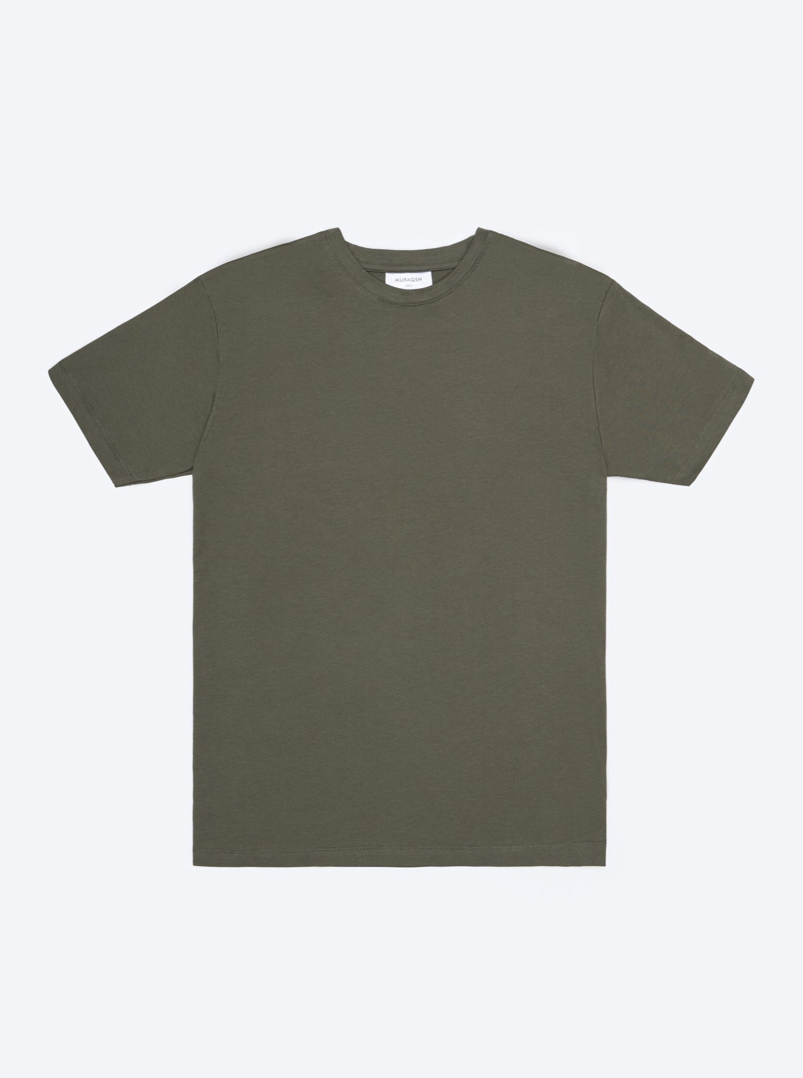 Pack of 3 Basic T-Shirts - Grey, Olive Green & Zinc