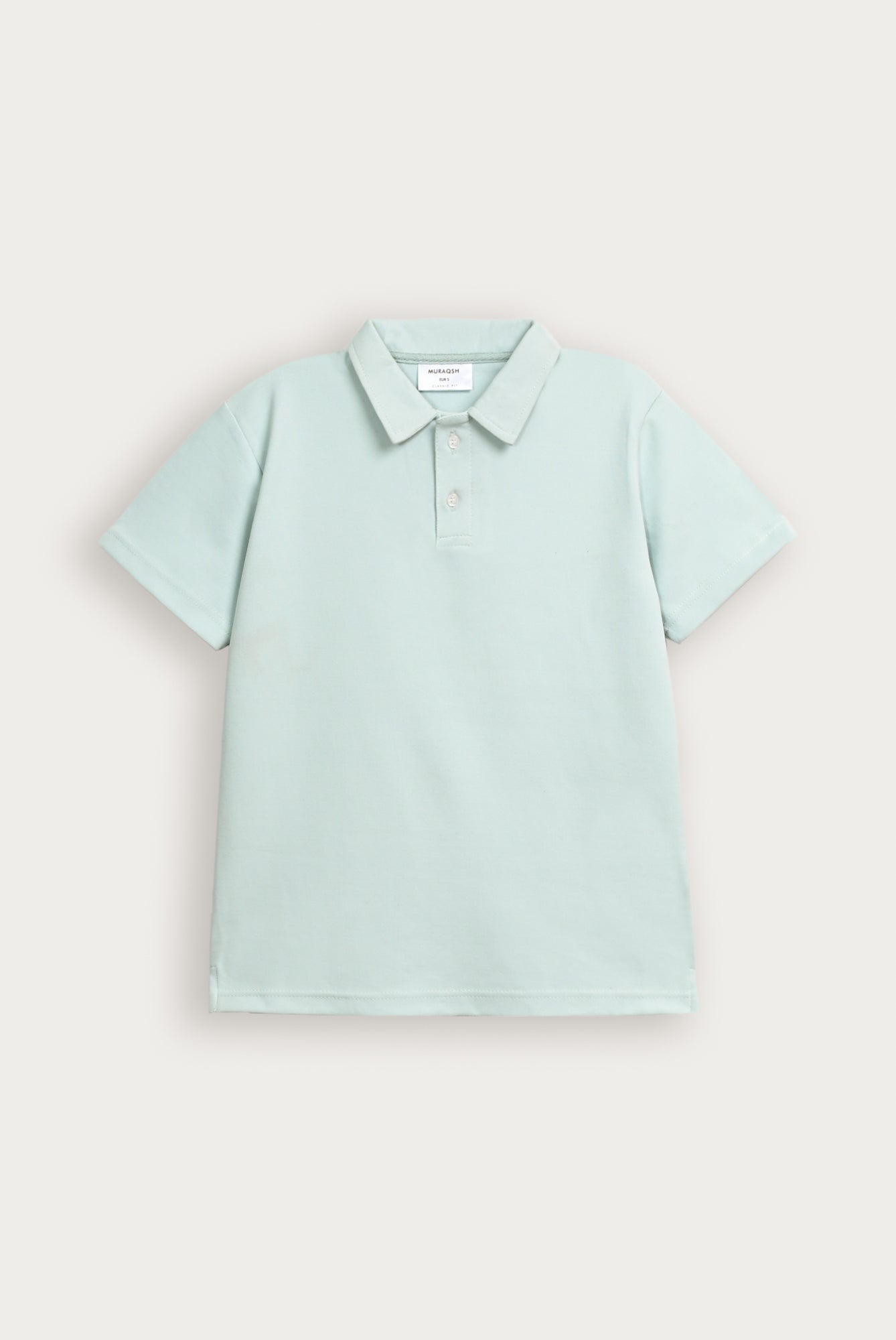 Tea Green Interlock Polo - Smart Fit - Men - Men