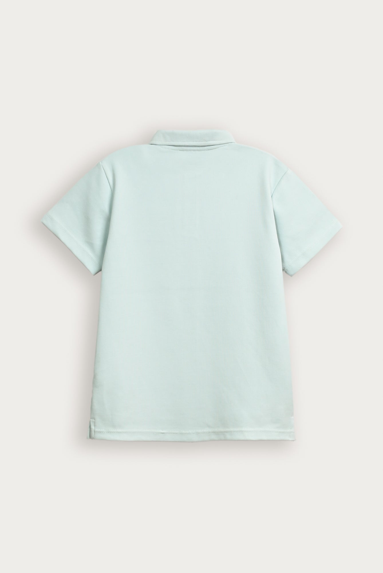 Tea Green Interlock Polo - Smart Fit - Men - Men