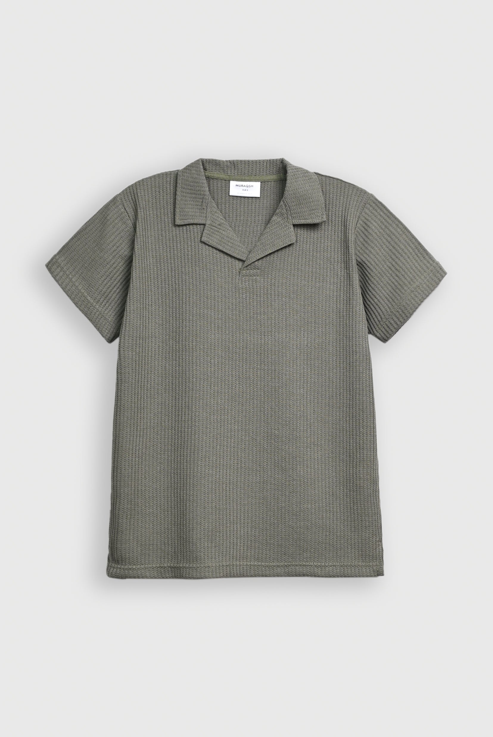 Olive Waffle Revere Polo - Smart Fit - Men - Men