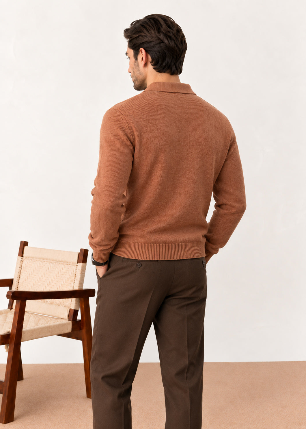 Cocoa Brown Button Down Cardigan