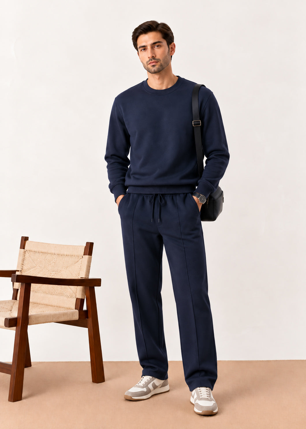 Deep Navy Fleece Co-ord Set