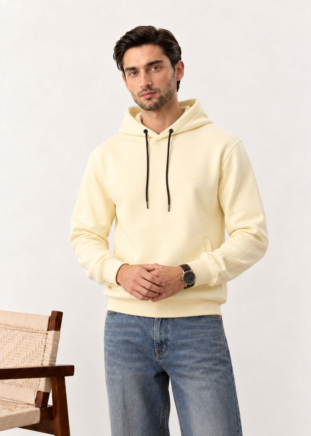 Lime Interlock Hoodie